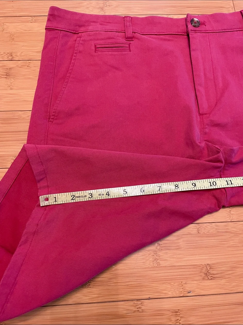 Johnnie-O Men’s Neal Short Size 36 Malibu Red 10.5” Inseam Pockets